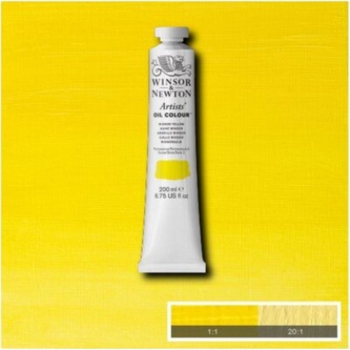 Winsor & Newton - Oliemaling - Artists - Winsor Yellow 200 Ml