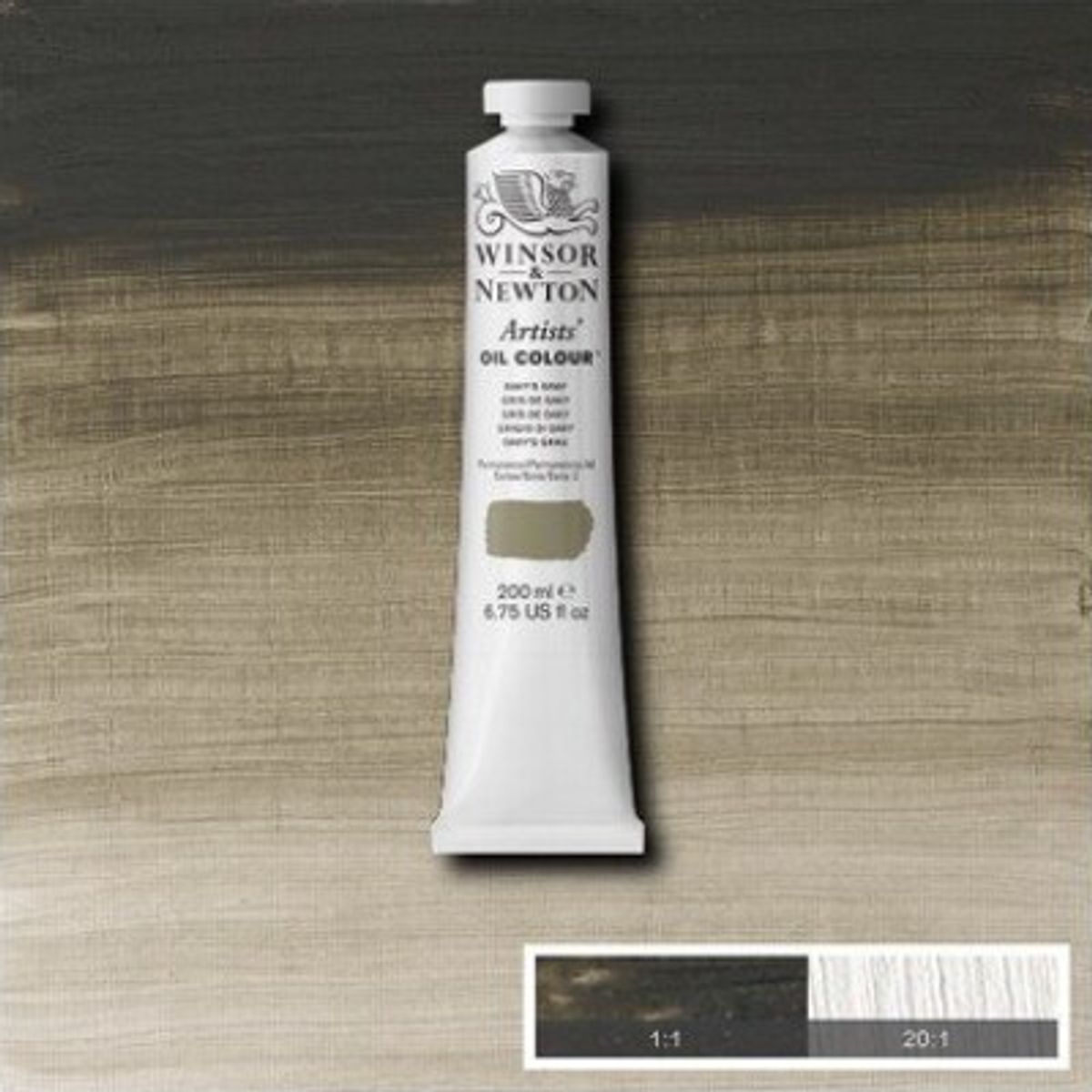 Winsor & Newton - Oliemaling - Artists - Davy's Grey 200 Ml