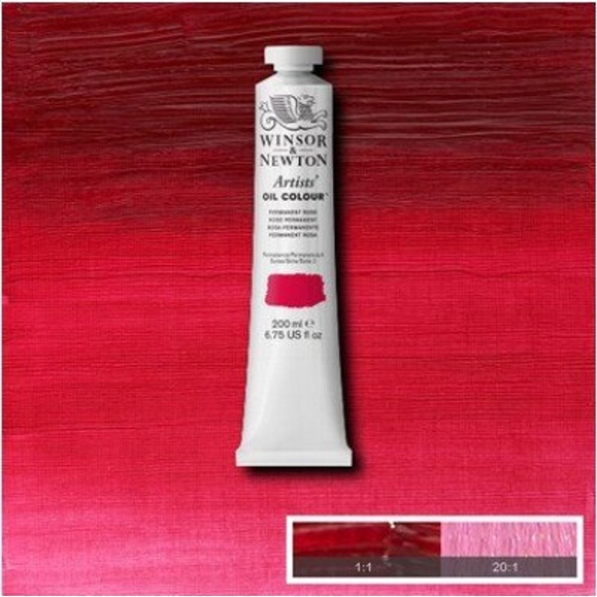 Winsor & Newton - Oliemaling - Artists - Permanent Rose 200 Ml