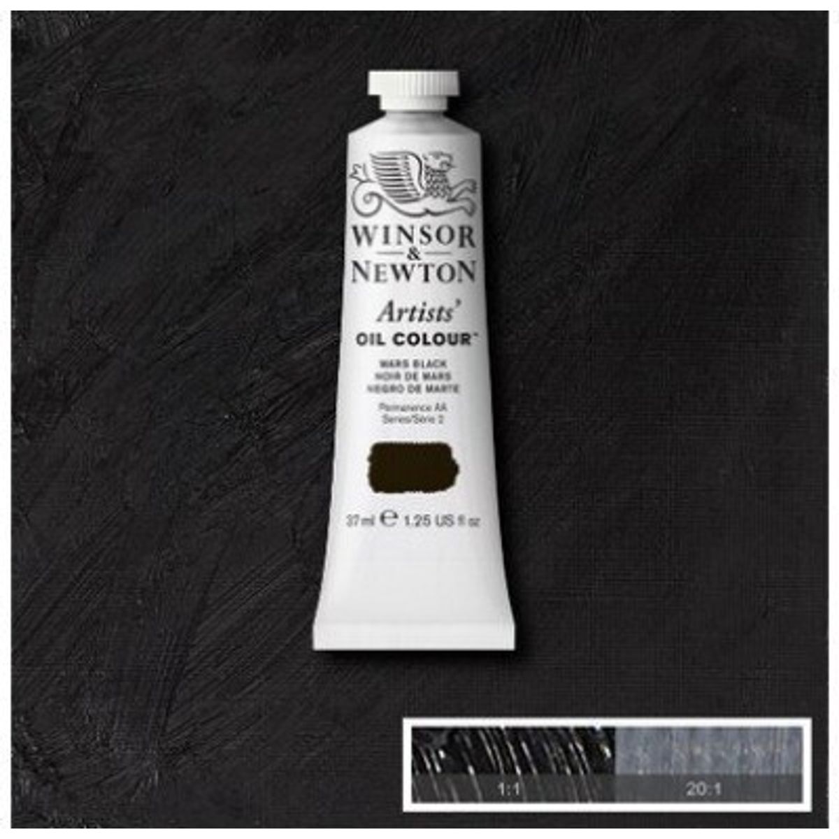 Winsor & Newton - Oliemaling - Artists - Mars Black 37 Ml