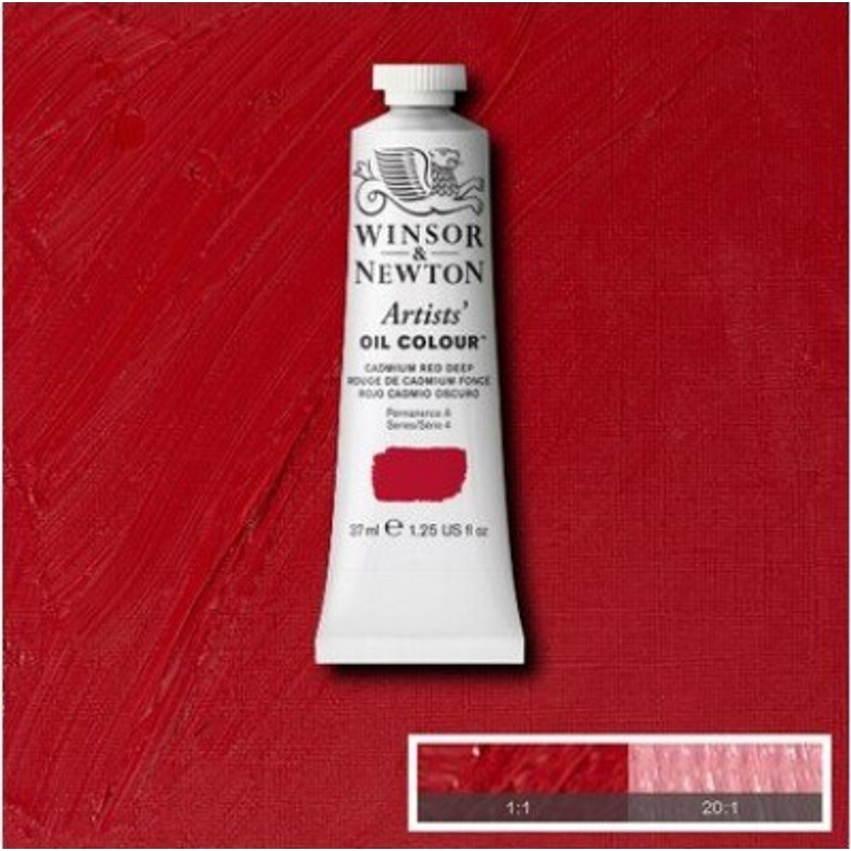 Winsor & Newton - Oliemaling - Artists - Cadmium Red Deep 37 Ml