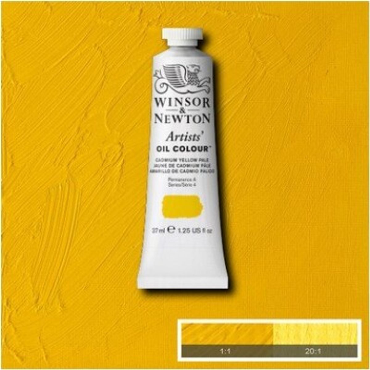 Winsor & Newton - Oliemaling - Artists - Cadmium Yellow Pale 37 Ml