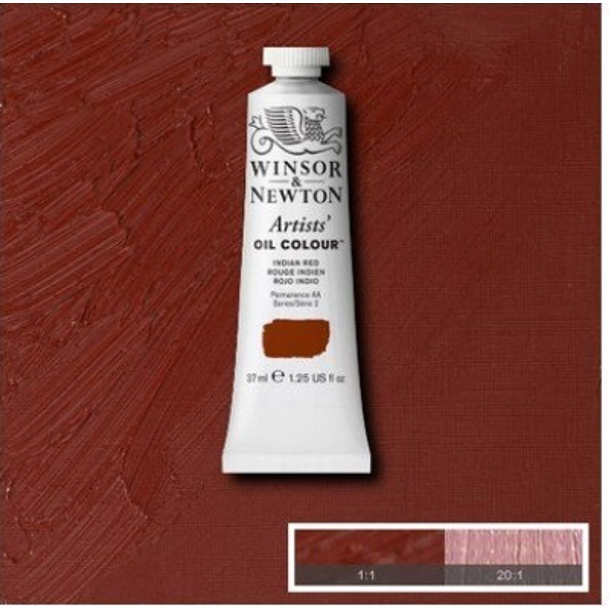 Winsor & Newton - Oliemaling - Artists - Indian Red 37 Ml