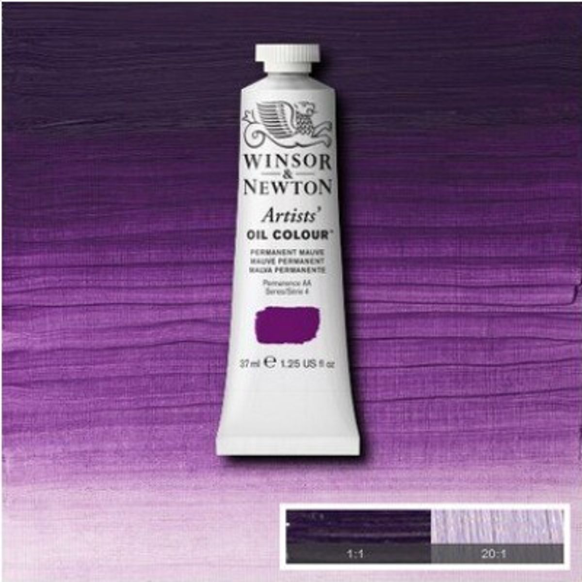 Winsor & Newton - Oliemaling - Artists - Permanent Mauve 37 Ml