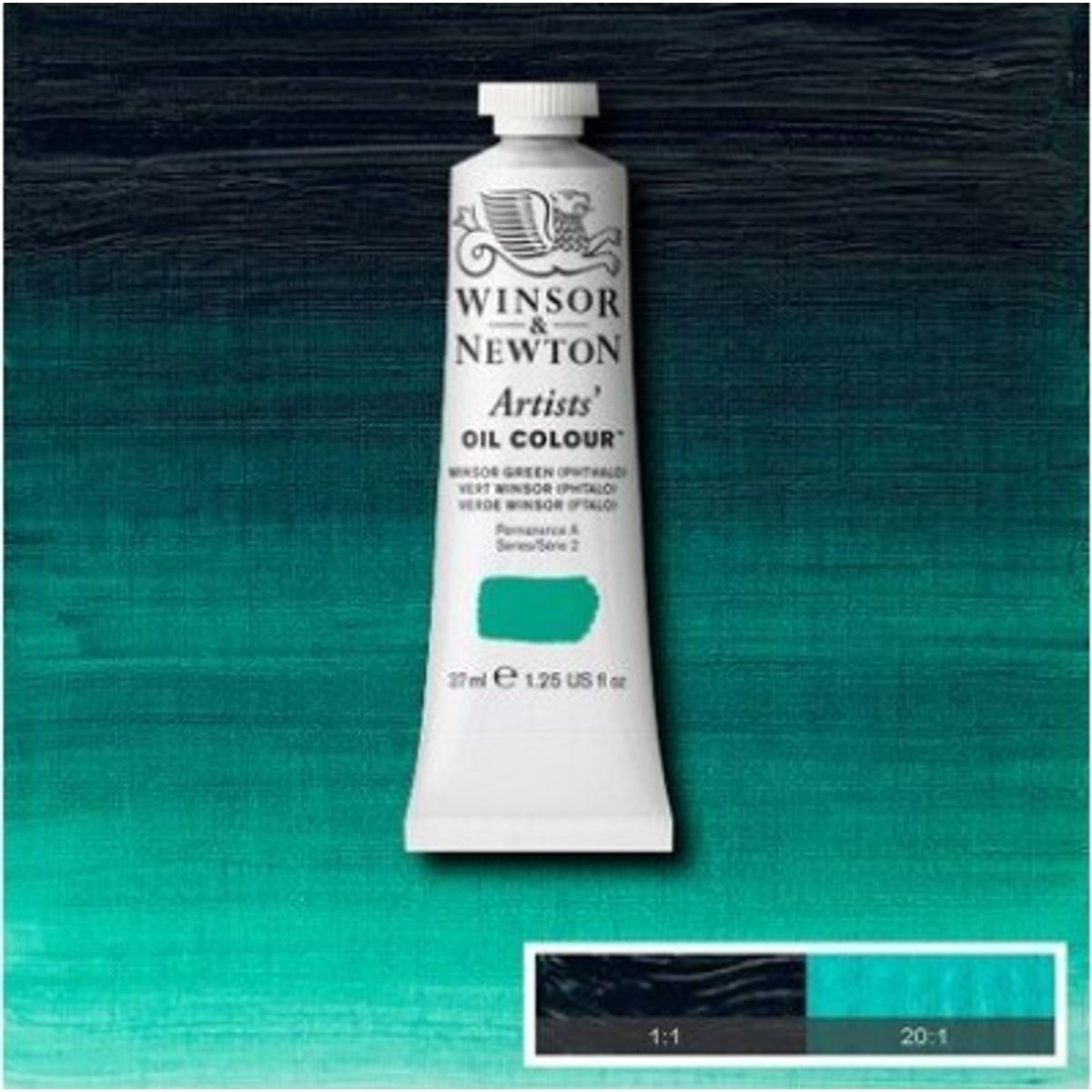 Winsor & Newton - Oliemaling - Artists - Winsor Green 37 Ml