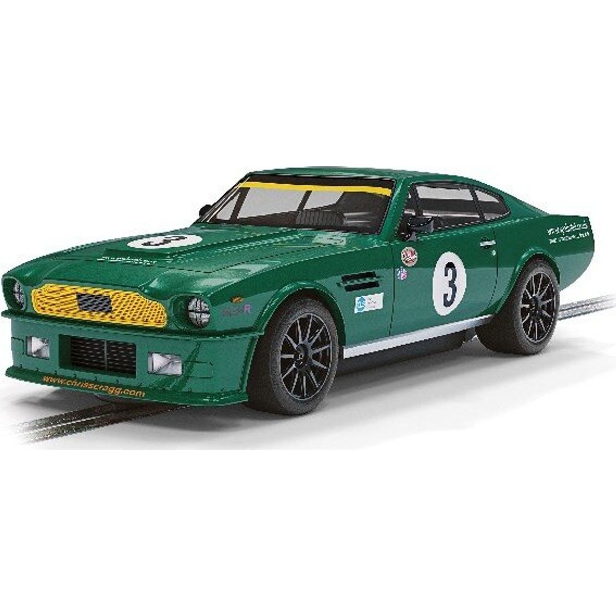 Scalextric Bil - Aston Martin V8 - Chris Scragg - C4256