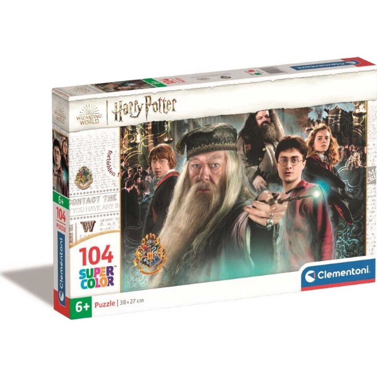 Harry Potter Puslespil - Super Color - Clementoni - 104 Brikker