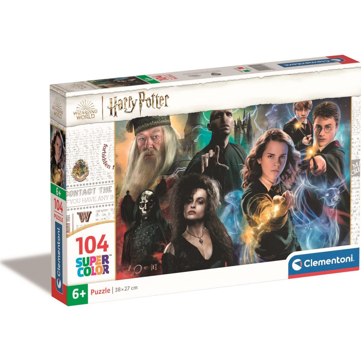 Harry Potter Puslespil - Super Color - 104 Brikker - Clementoni