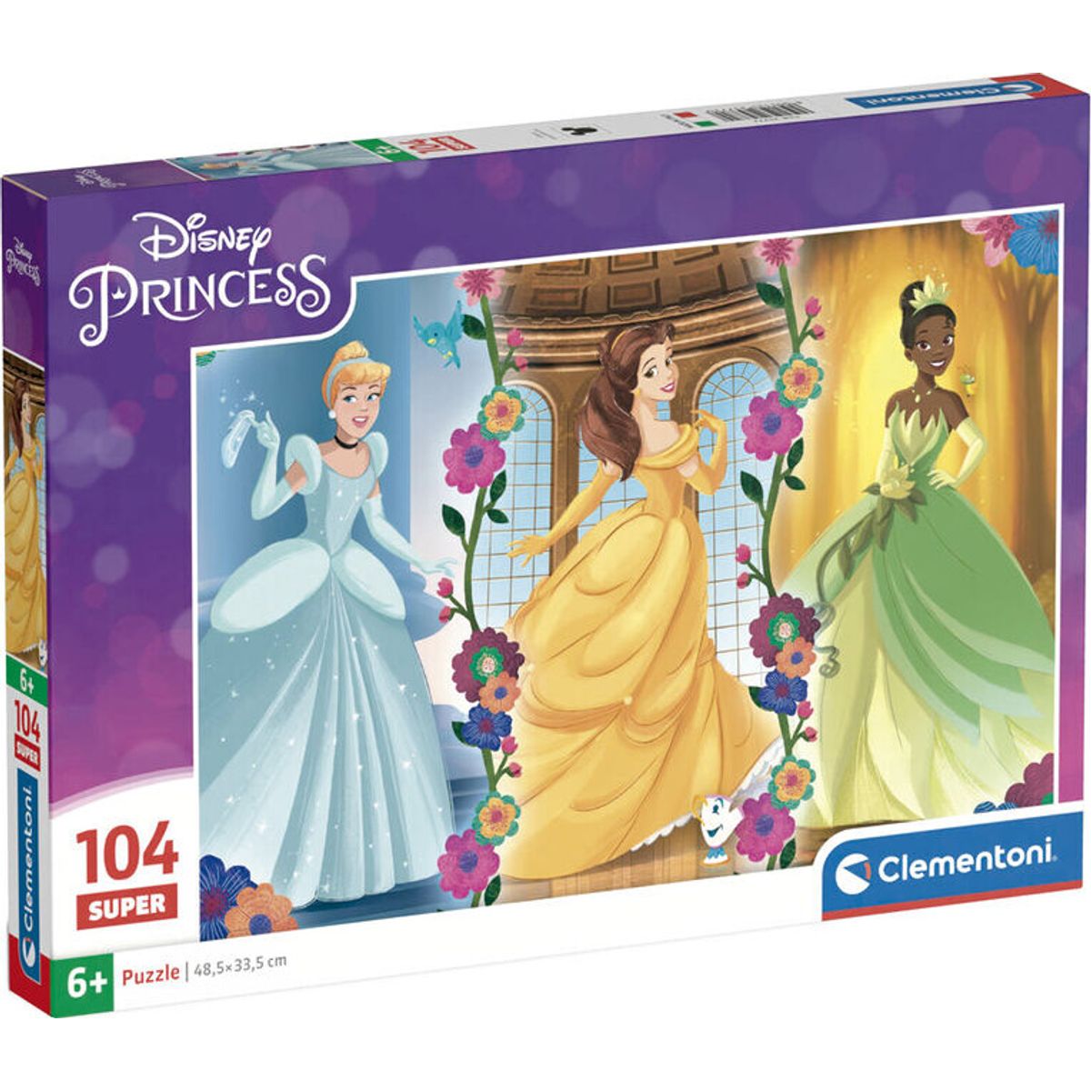 Disney Princess Puslespil - Super - 104 Brikker - Clementoni