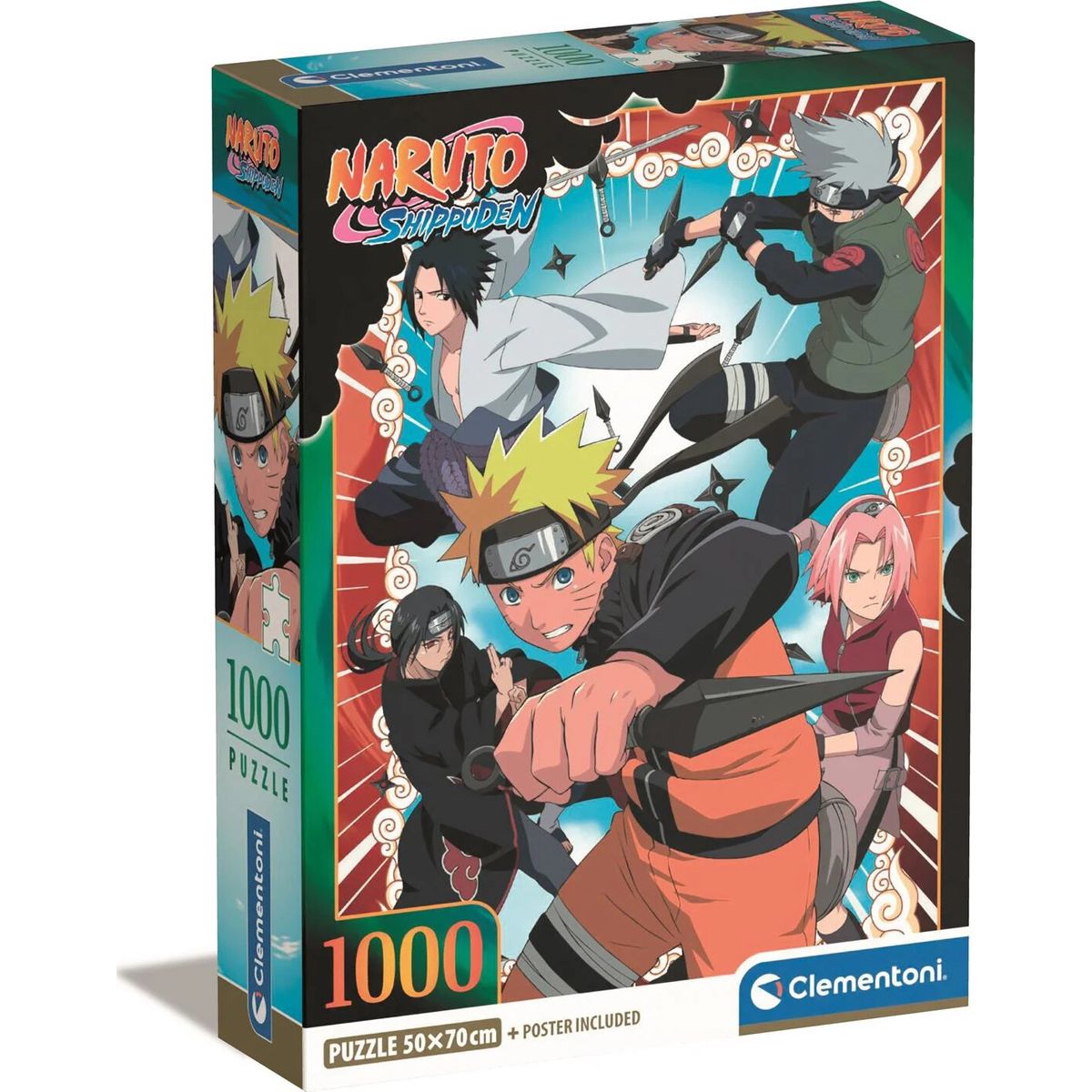 Clementoni Puslespil - Naruto Shippuden - 1000 Brikker