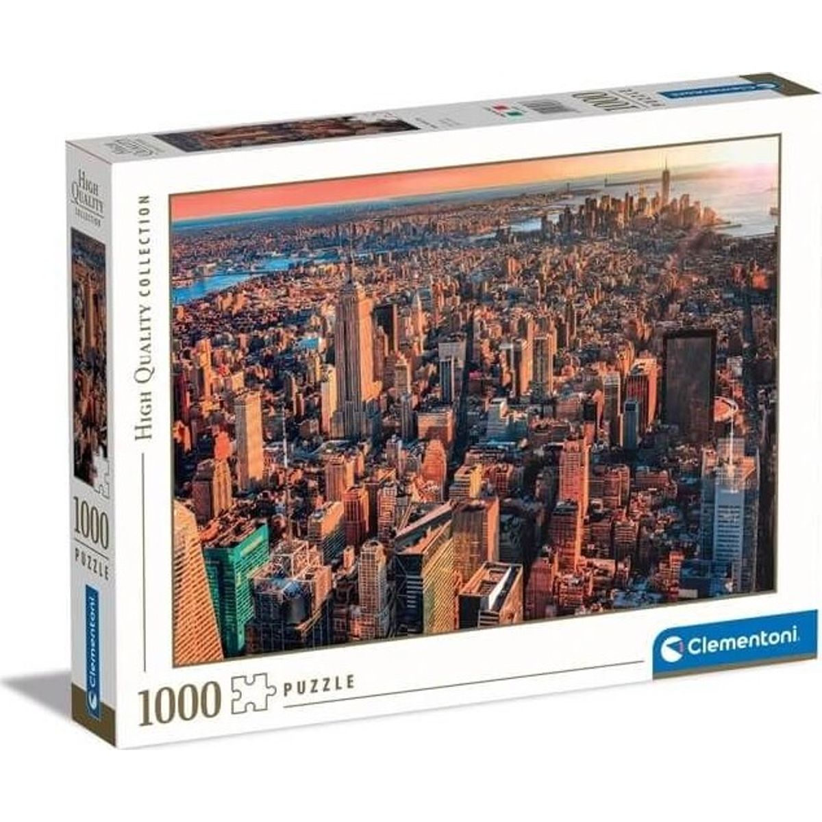 Clementoni Puslespil - New York City - High Quality - 1000 Brikker