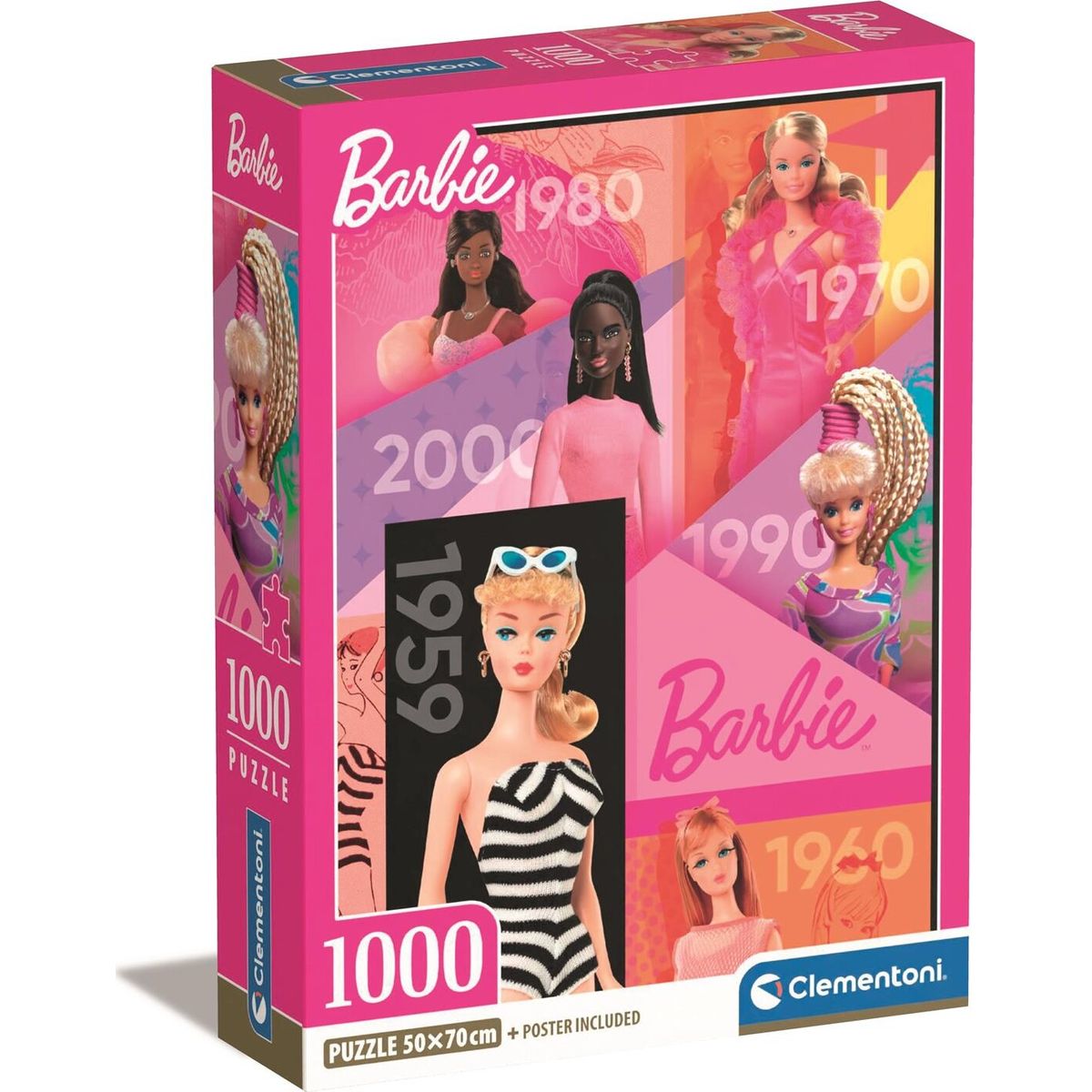 Barbie Puslespil - 1000 Brikker - Clementoni