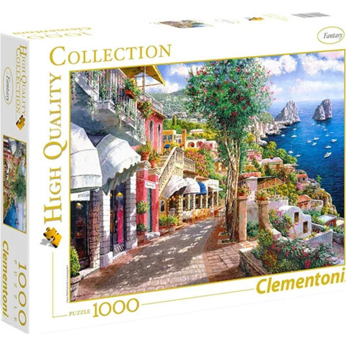 Clementoni Puslespil - Capri - High Quality - 1000 Brikker