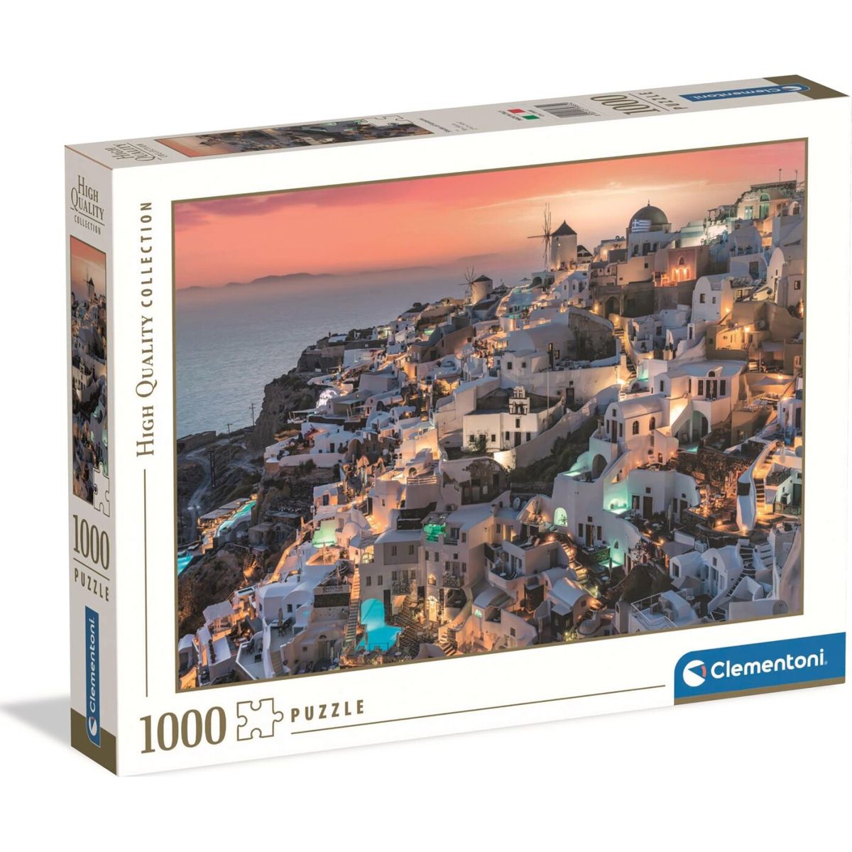 1000 Puslespil Hqc Shades Of Santorini Brikker