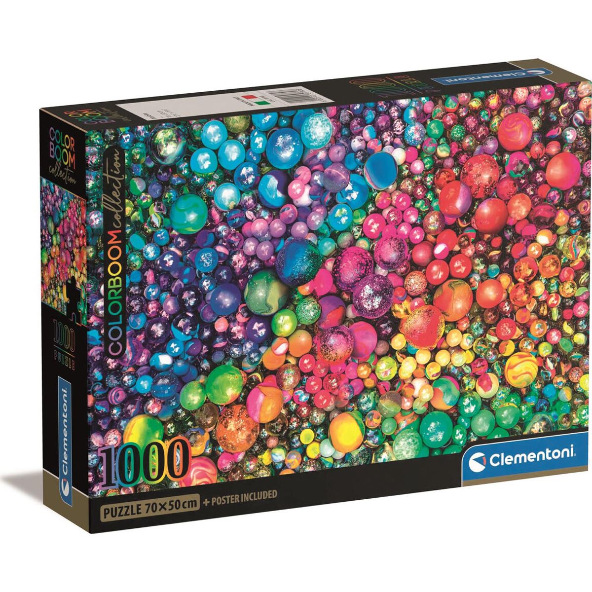 Clementoni Puslespil - Marbles - Colorboom - 1000 Brikker