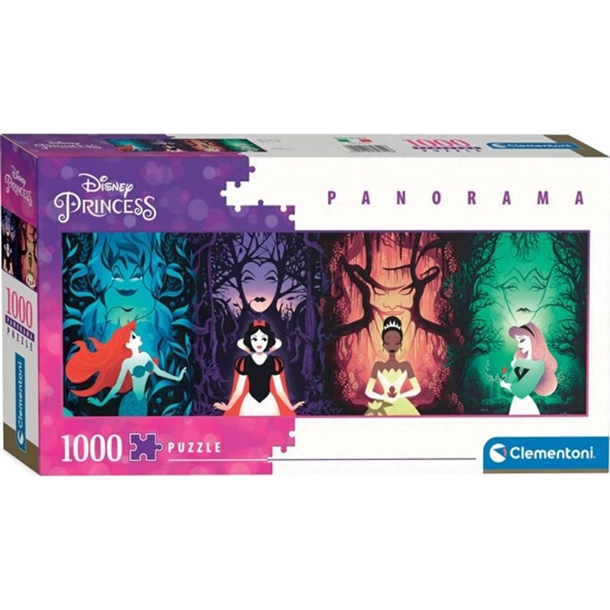 Disney Princess Puslespil - Panorama - Clementoni - 1000 Brikker