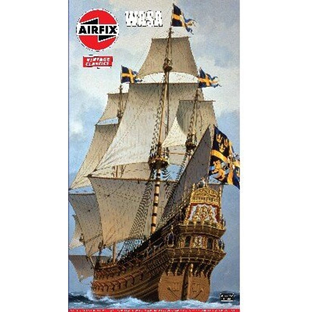 Airfix - Wasa Model Skib Byggesæt - Vintage Classic - 1:144 - A09256v