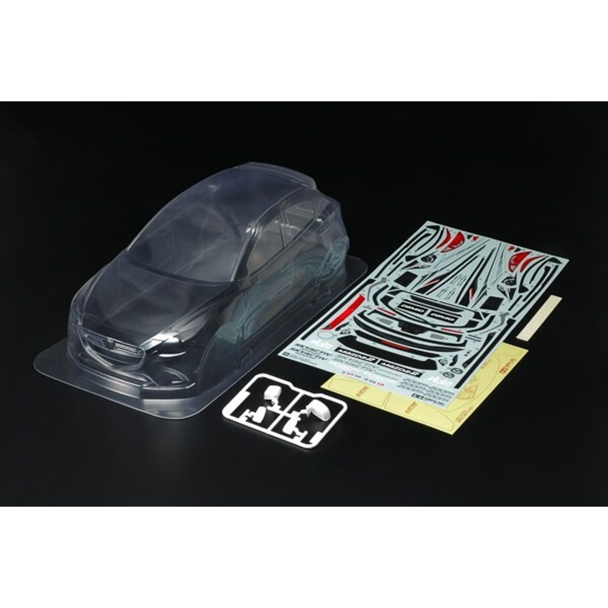 Tamiya - R/c Mazda2 Body Body Parts Set - 1:10 - 51591