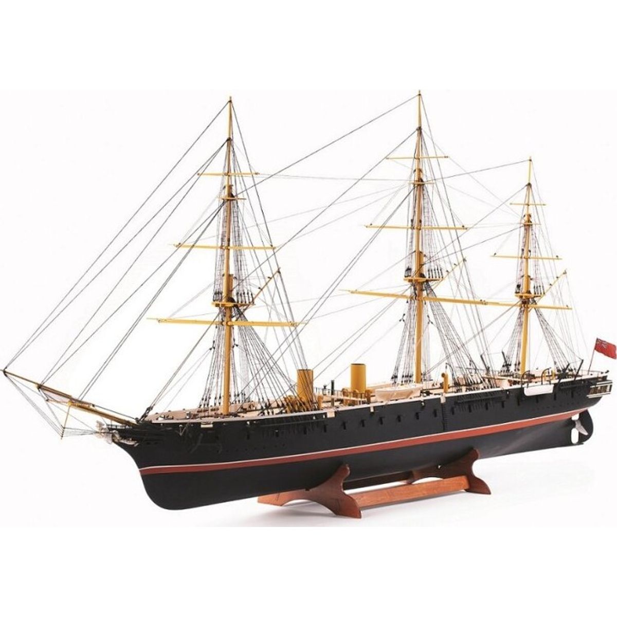 Billing Boats - Hms Warrior 512 Model Skib Byggesæt - 1:100 - Bb512