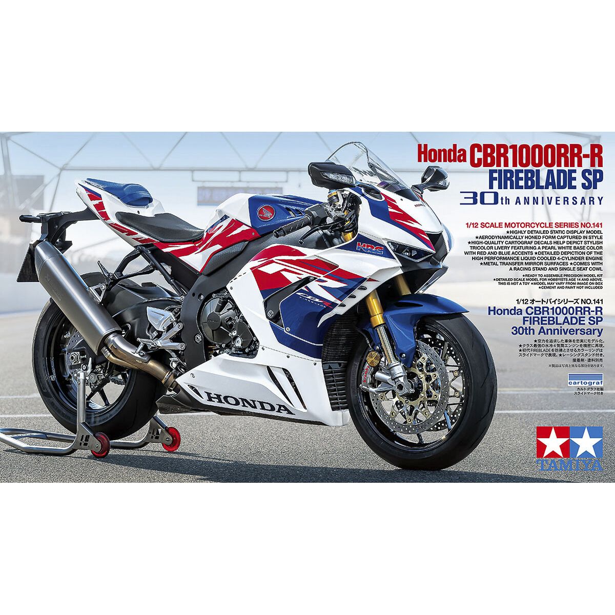 Tamiya - Honda Cbr1000rr-r Fireblade Sp Byggesæt - 1:12 - 14141