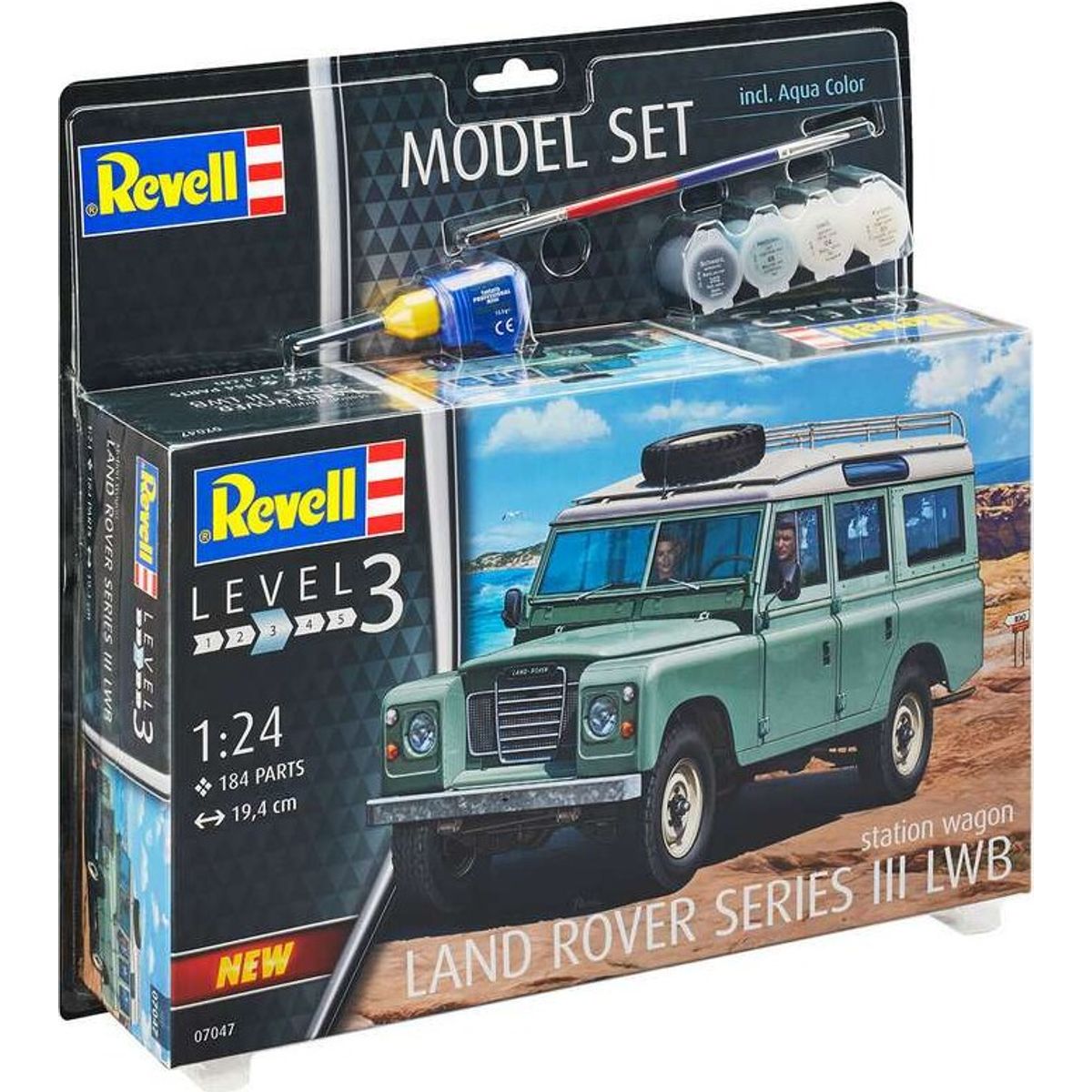 Revell - Land Rover Series Iii Bil Byggesæt - 1:24 - Level 3 - 67047