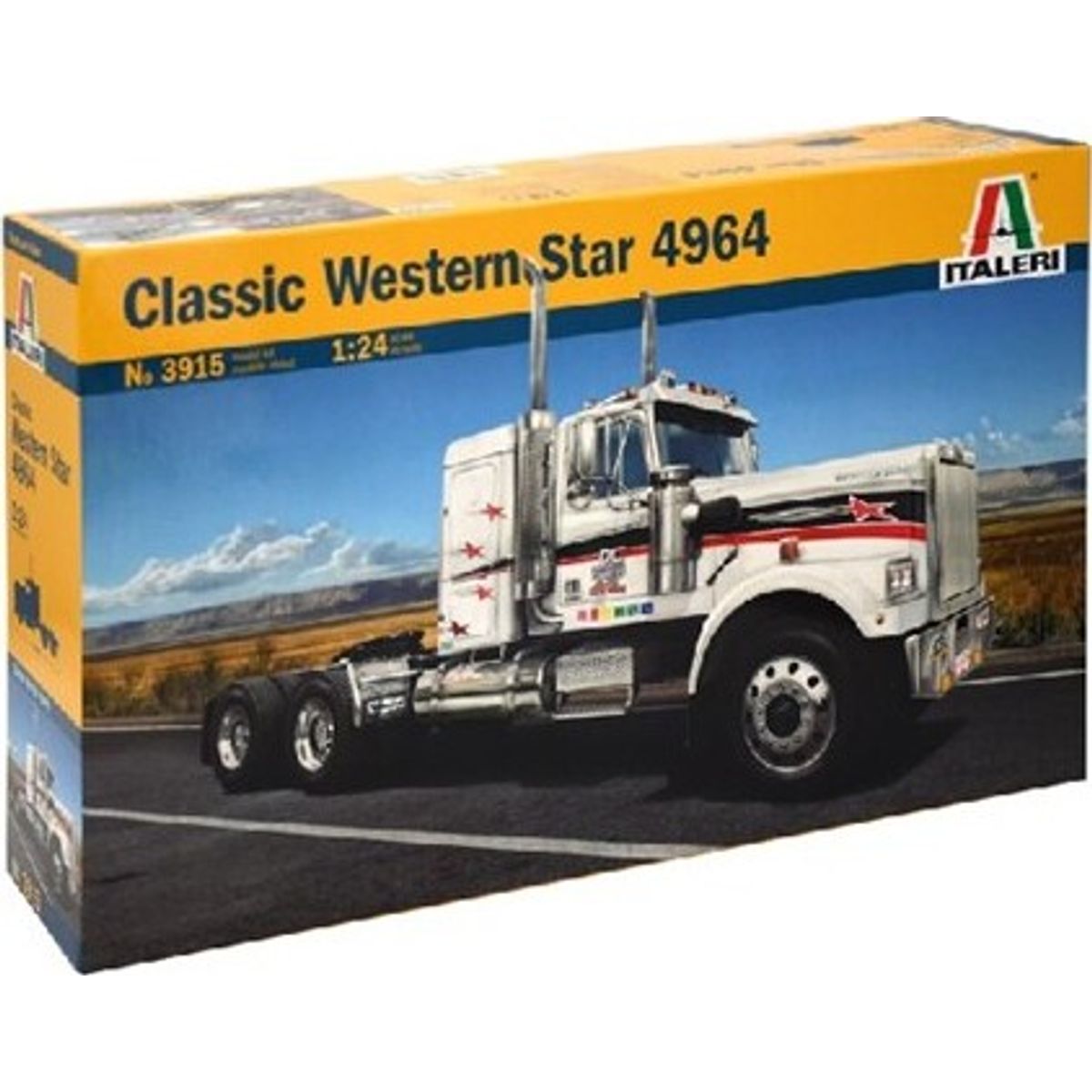 Italeri - Classic Western Star 4964 Truck Byggesæt - 1:24 - 3915s