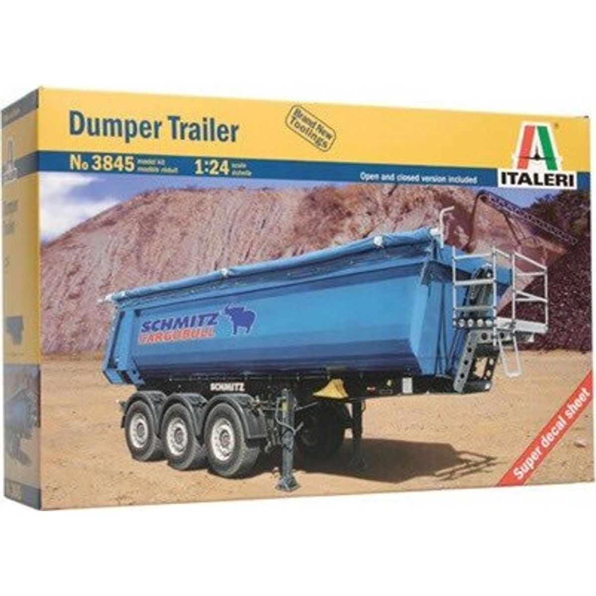 Italeri - Dumper Trailer Byggesæt - 1:24 - 3845