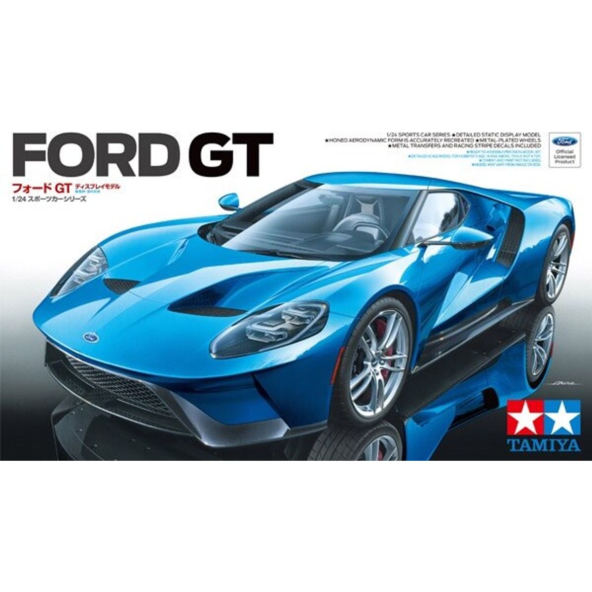 Tamiya - Ford Gt Modelbil Byggesæt - 1:24 - 24346