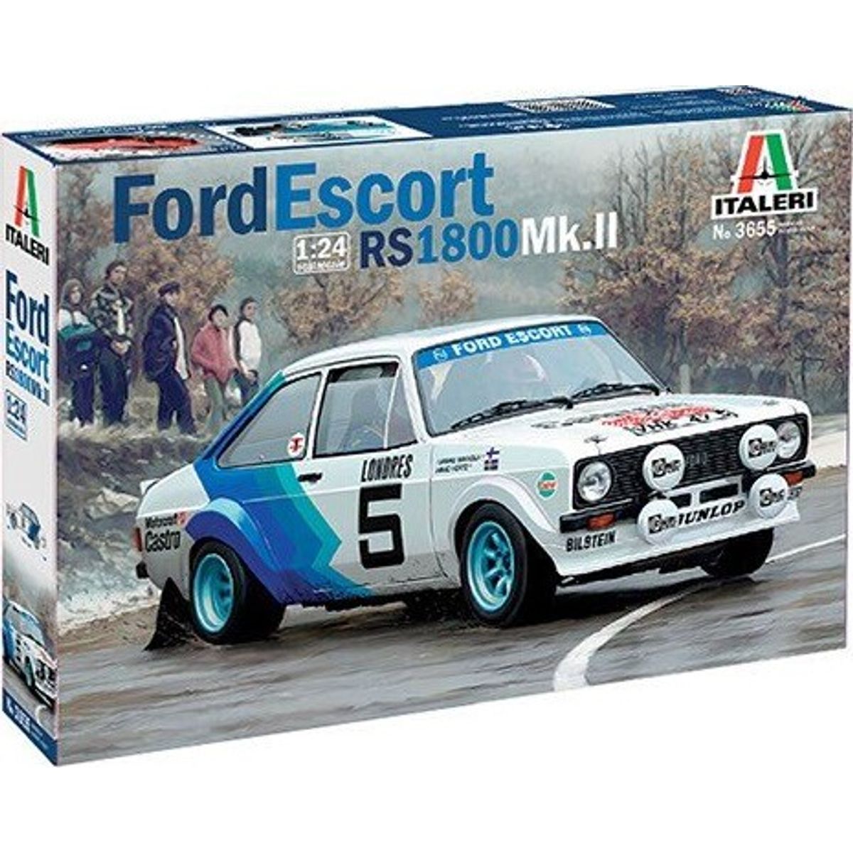 Italeri - Ford Escort Rs1800 Mk.ii Byggesæt - 1:24 - 3655