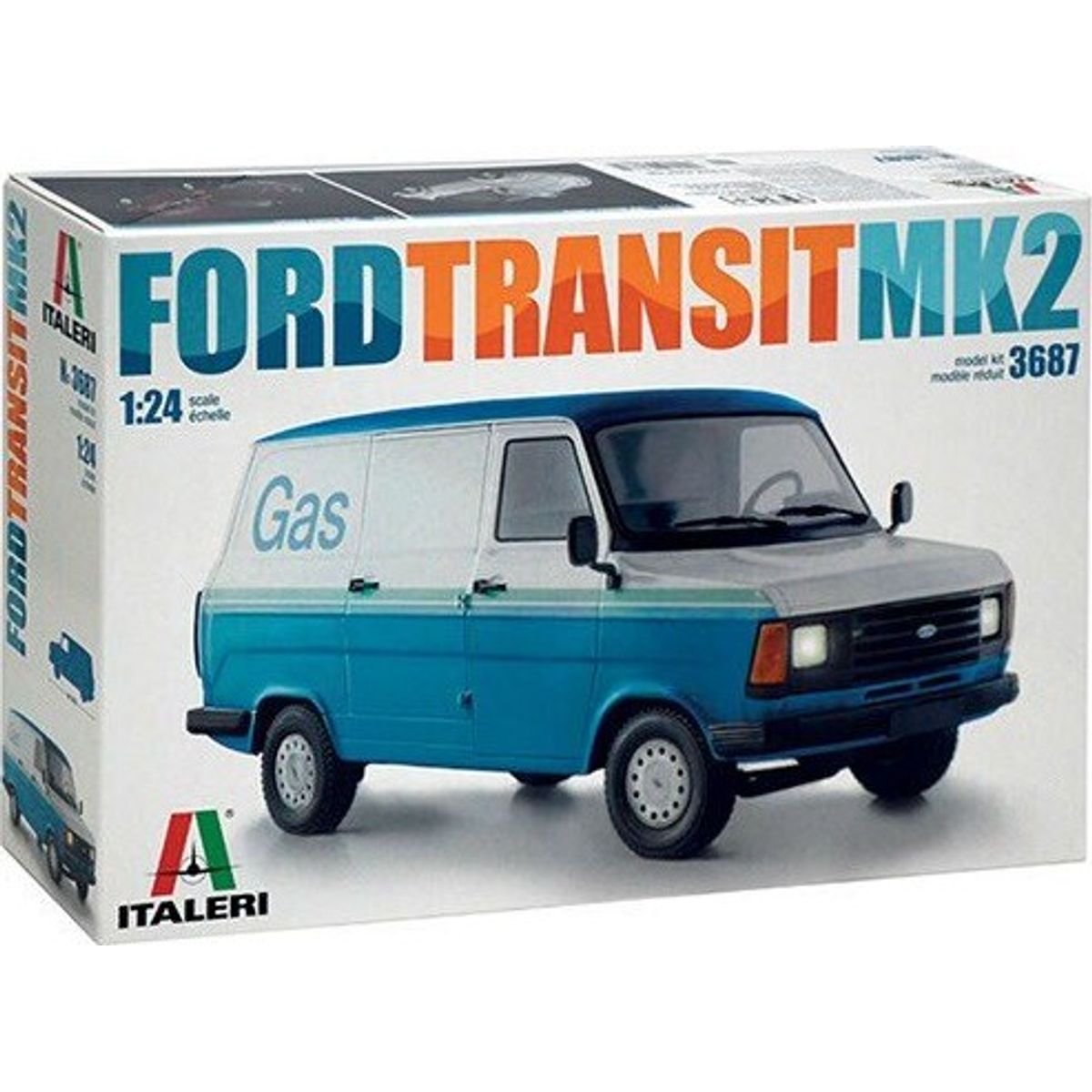 Italeri - Ford Transit Mk2 Byggesæt - 1:24 - 3687