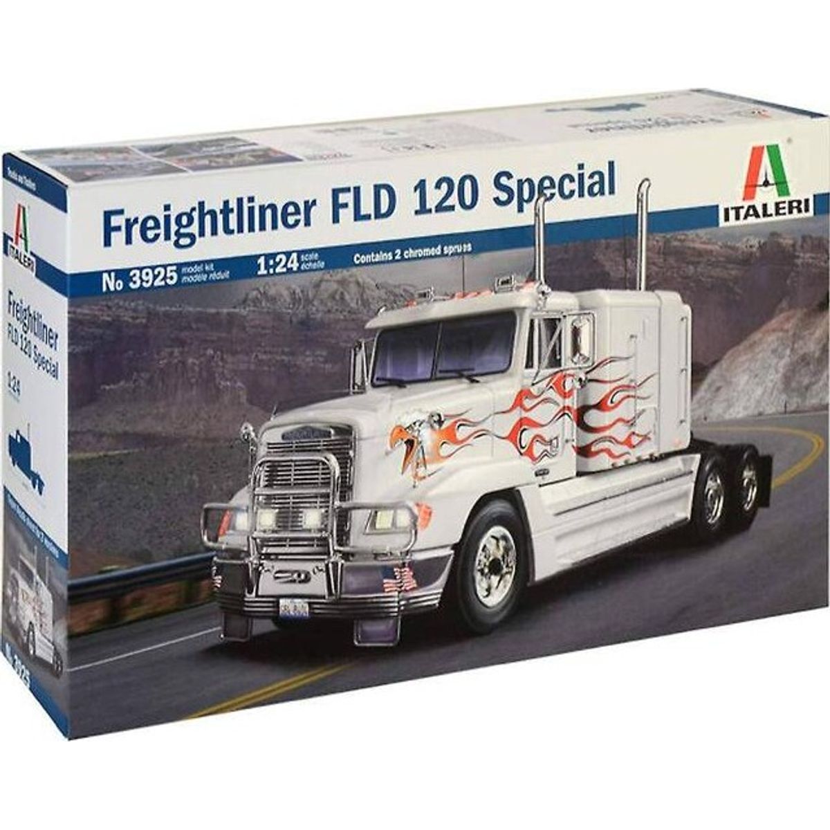 Italeri - Freightliner Fld120 Special Lastbil Byggesæt - 1:24 - 3925