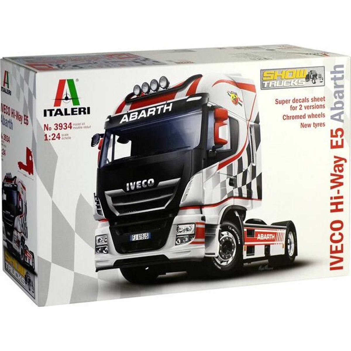 Italeri - Iveco Hi-way E5 Lastbil Byggesæt - 1:24 - 3934