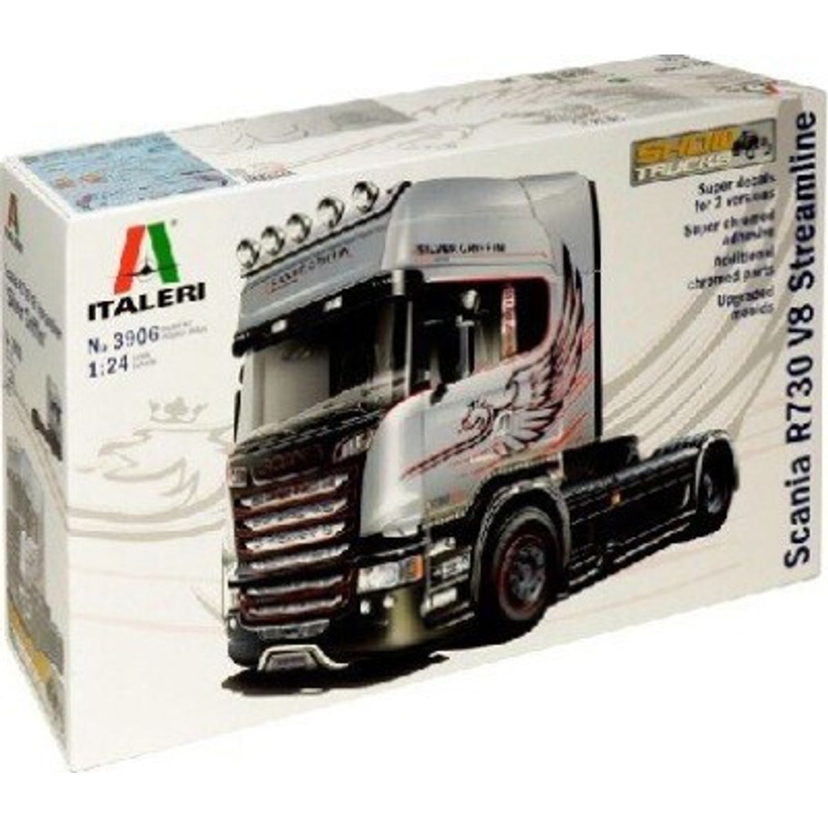 Italeri - Scania R730 Streamline Lastbil Byggesæt - 1:24 - 3906