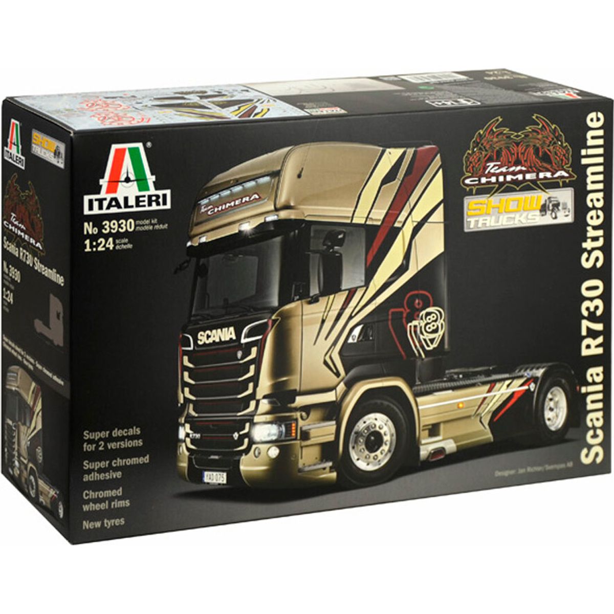 Italeri - Scania R730 Streamline Lastbil Byggesæt - 1:24 - 3930