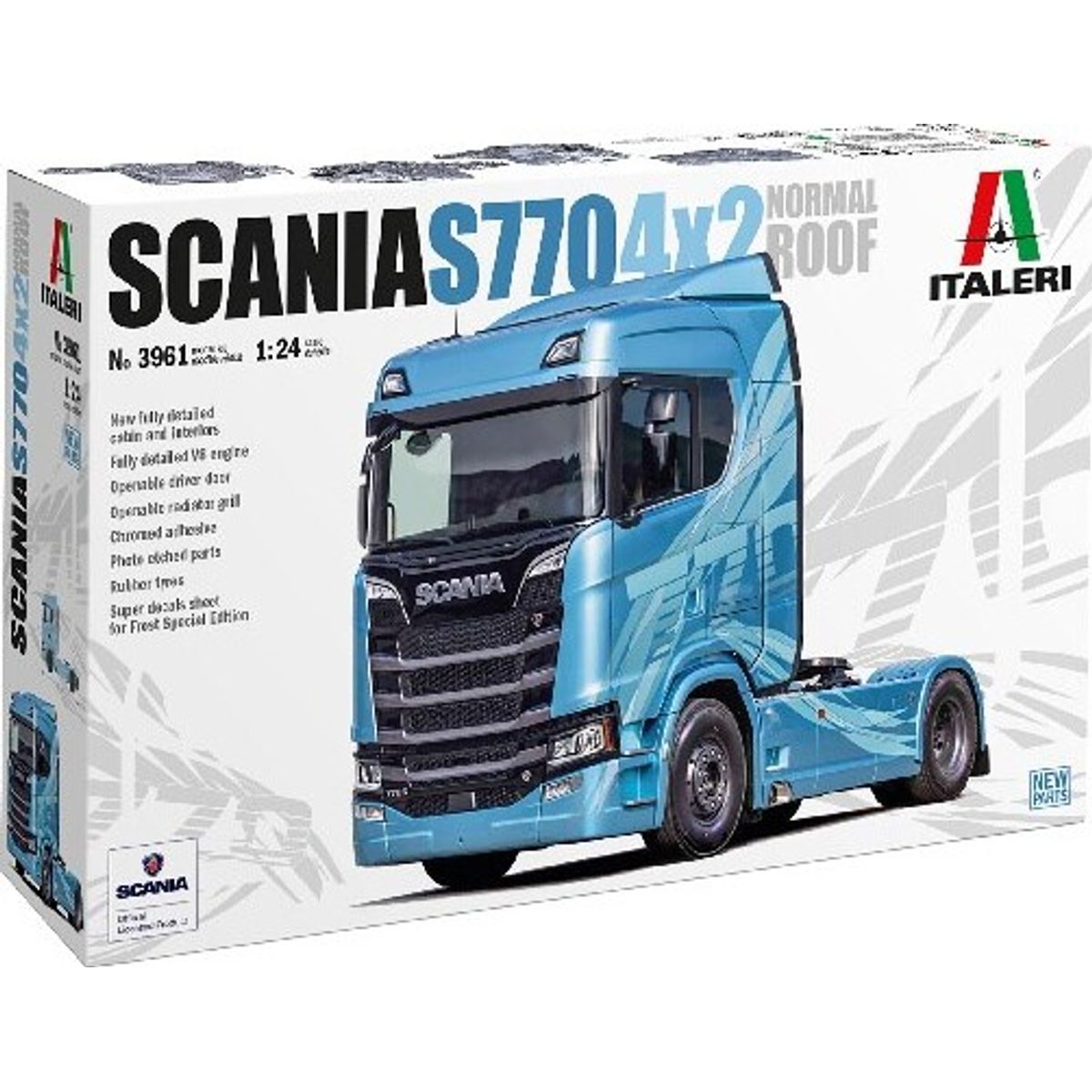 Italeri - Scania S770 Lastbil Byggesæt - 1:24 - 3961