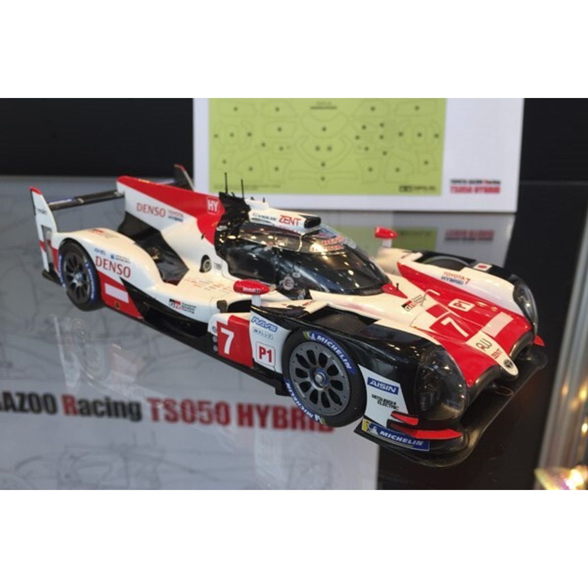 Tamiya - Toyota Gazoo Racing Ts050 Hybrid Byggesæt -1:24 - 24349