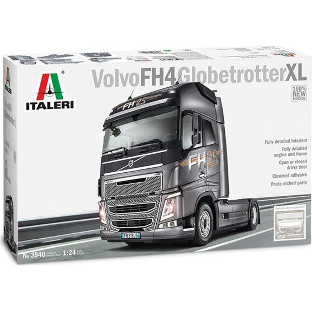 Italeri - Volvo Fh4 Globetrotter Xl Lastbil Byggesæt - 1:24 - 3940