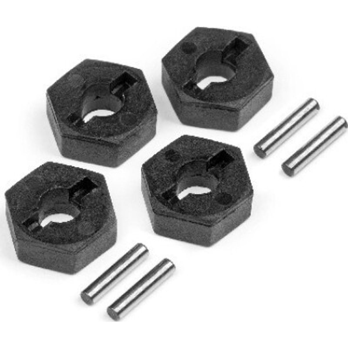 12mm Wheel Hex Hub Set (4pcs) - Hp115308 - Hpi Racing