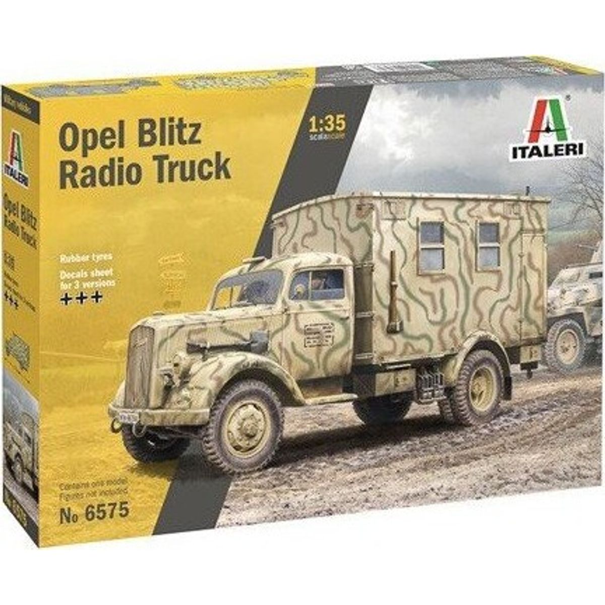 Italeri - Opel Blitz Radio Truck - Lastbil Byggesæt - 1:35 - 6575