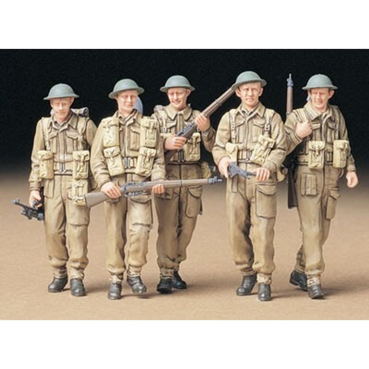 Tamiya - Britisk Infanteri På Patrulje - Model Figurer - 1/35 - 335223