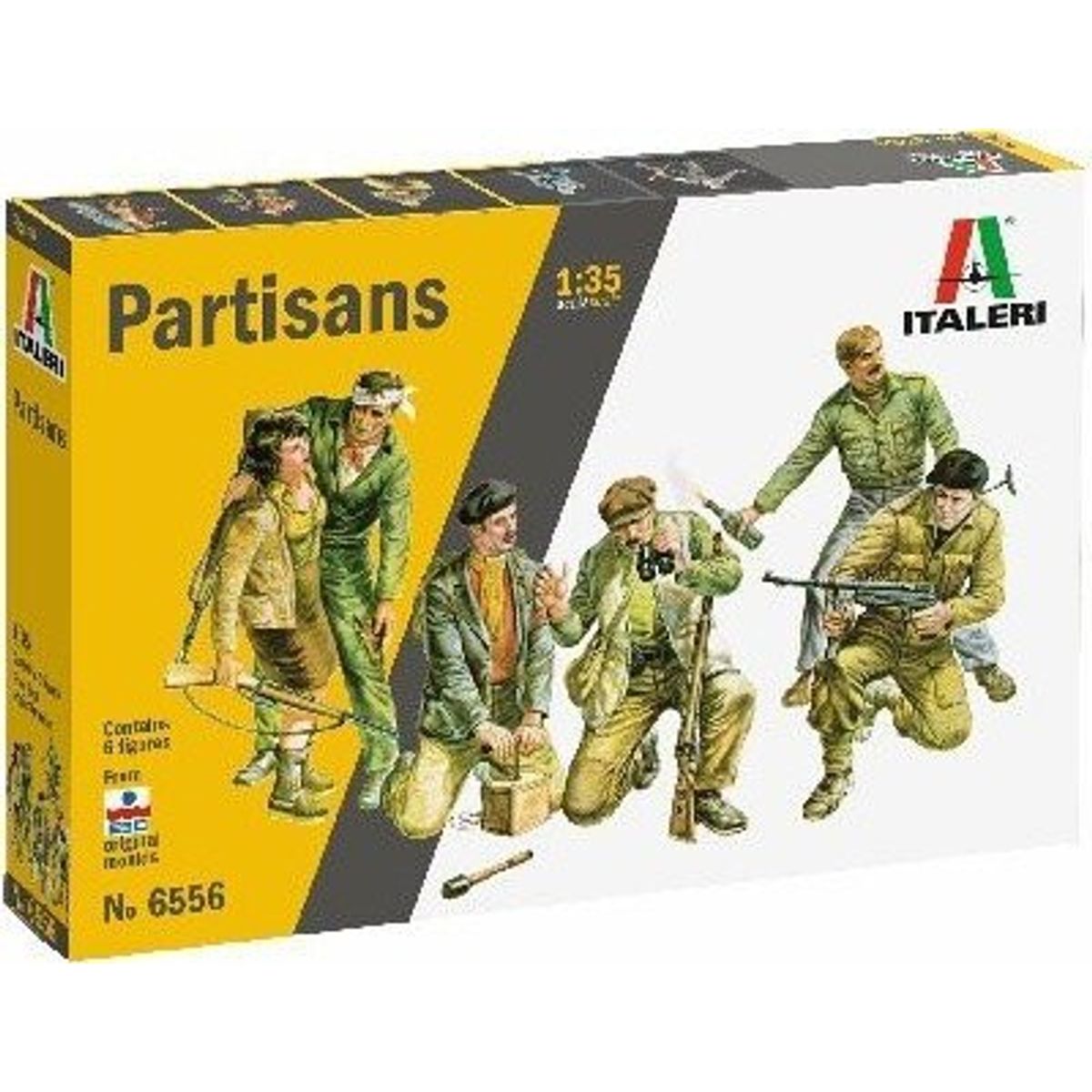 Italeri - Partisans Figurer - 1:35 - 6556