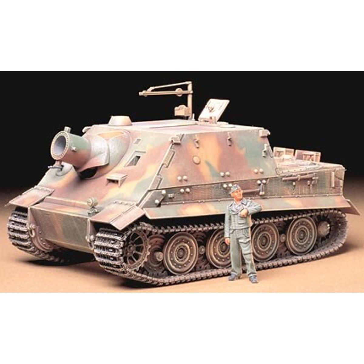 Tamiya - Sturmtiger Med Interiør Tank Byggesæt - 1:35 - 35177