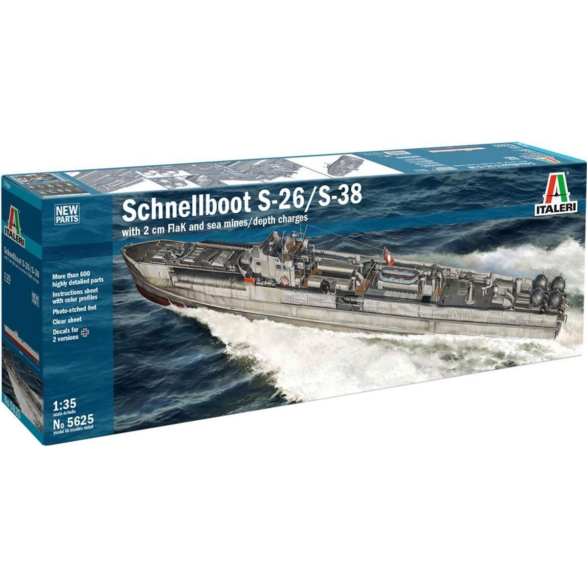 Italeri - Schnellboot S-26/s-38 - 1:35 - 5625s