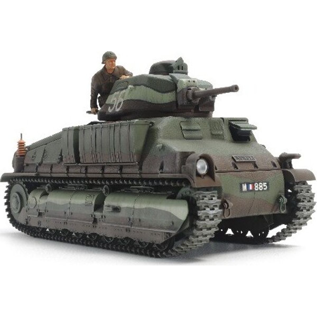 Tamiya - Somua S35 Model Tank Byggesæt - 1:35 - 35344