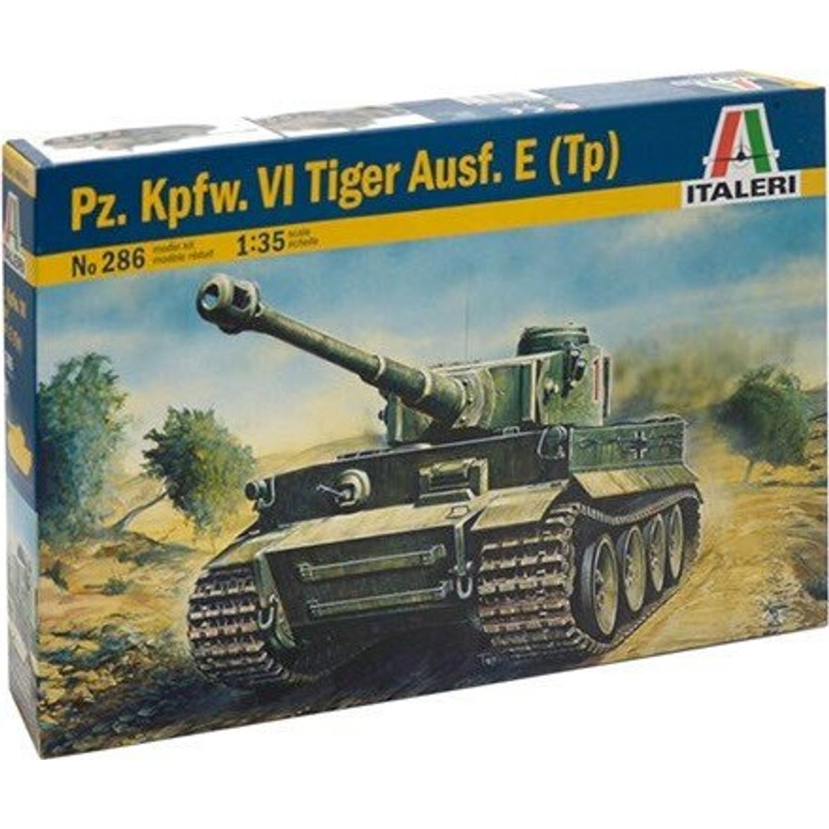 Italeri - Vi Tiger Tank Byggesæt - 1:35 - 286