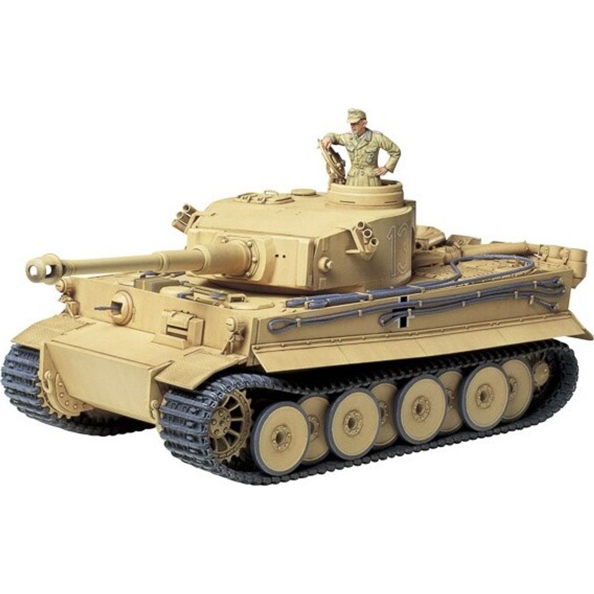 Tamiya - Tiger I Afrika Initial Production Byggesæt - 1:35 - 35227