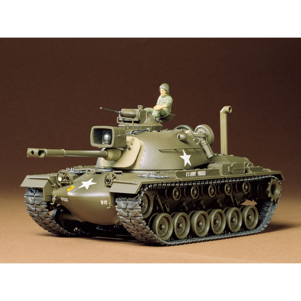 Tamiya - M48a3 Patton Us Model Tank Byggesæt - 1:35 - 35120