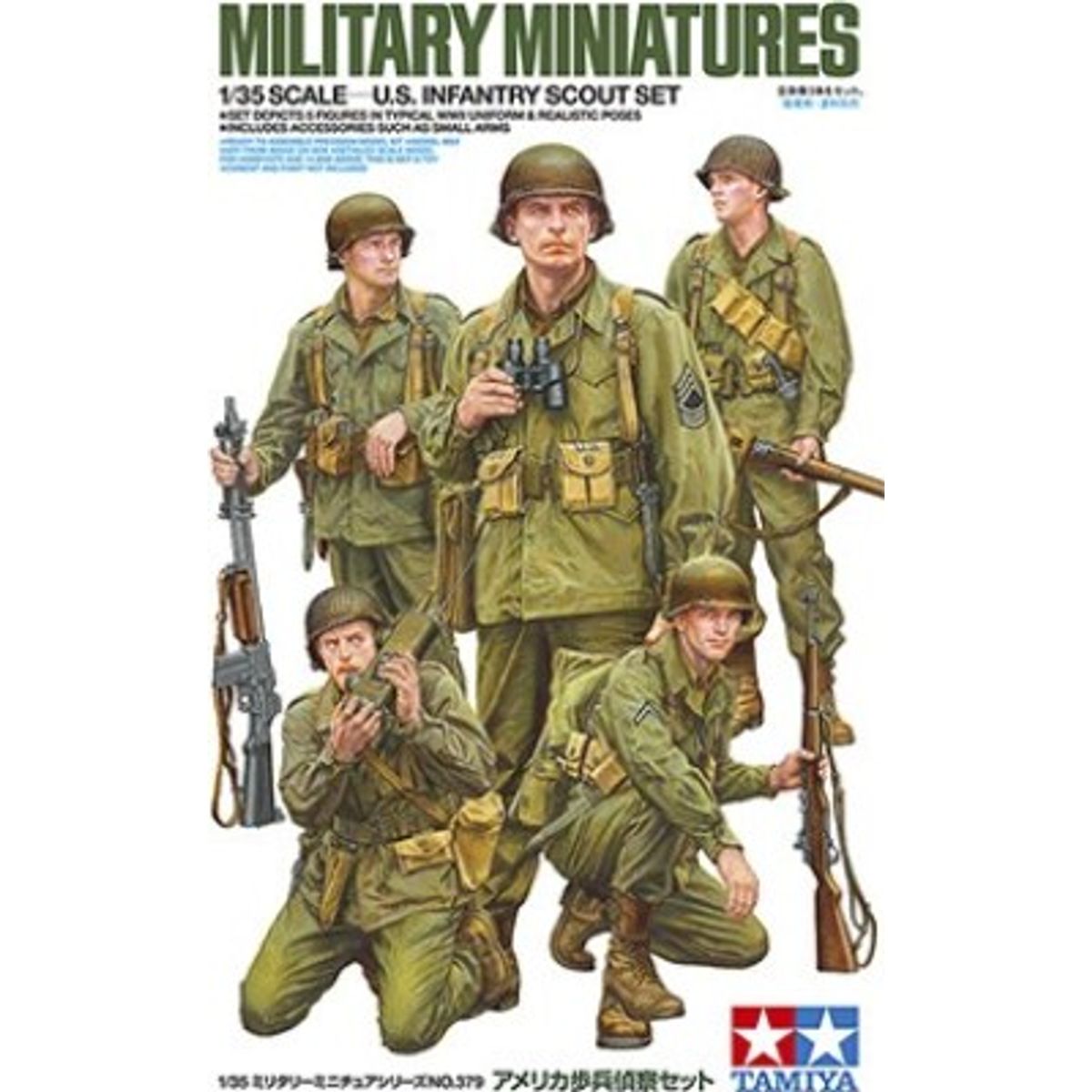 Tamiya - U.s. Infantry Scout Set - Model Figurer - 1:35 - 35379