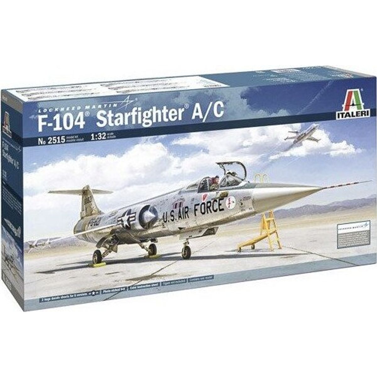 Italeri - F-104 Starfighter Fly Byggesæt - 1:32 - 2515