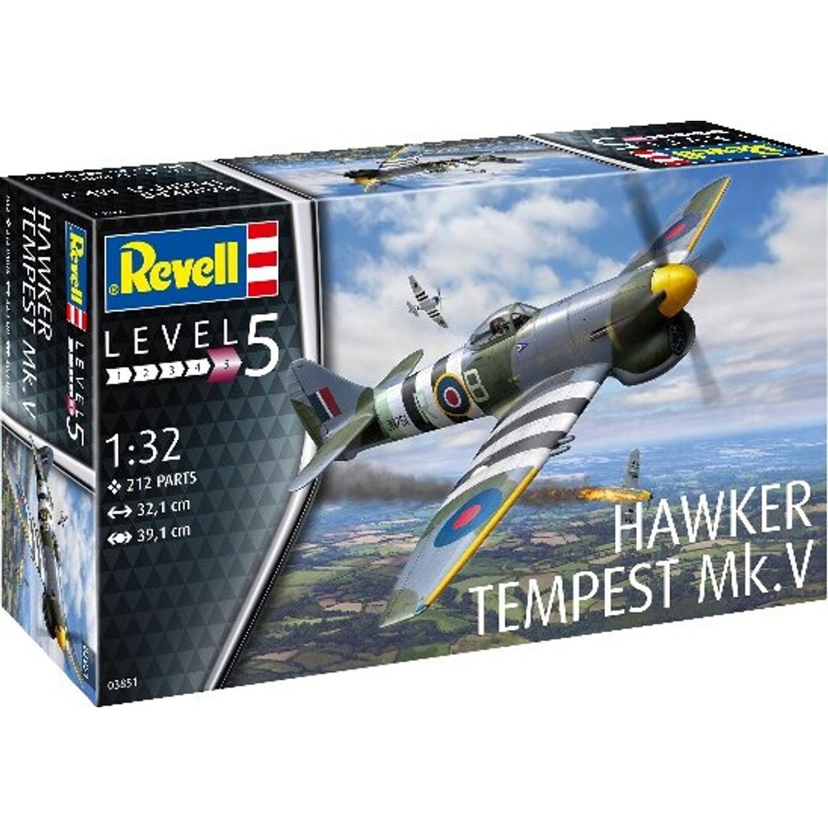 Revell - Hawker Tempest Fly Byggesæt - 1:32 - Level 5 - 03851